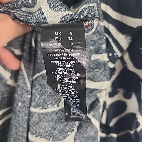 NWT ASOS Design Women's Bandeau Lace Up Maxi Linen Beach Dress Sz 2 - Picture 6 of 9